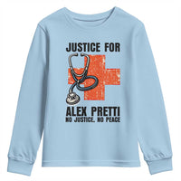 Justice For Alex Pretti Youth Sweatshirt Minneapolis Support Gift
