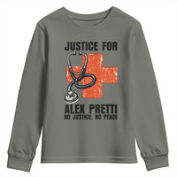 Justice For Alex Pretti Youth Sweatshirt Minneapolis Support Gift