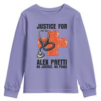 Justice For Alex Pretti Youth Sweatshirt Minneapolis Support Gift