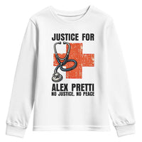 Justice For Alex Pretti Youth Sweatshirt Minneapolis Support Gift
