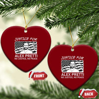 Minneapolis Strong Stand With Alex Ceramic Ornament Justice And Solidarity Support Gift