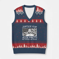 Minneapolis Strong Stand With Alex V-Neck Knit Sweater Vest Justice And Solidarity Support Gift