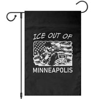 Ice Out Of Minneapolis Garden Flag Minnesota Protest Support Gift