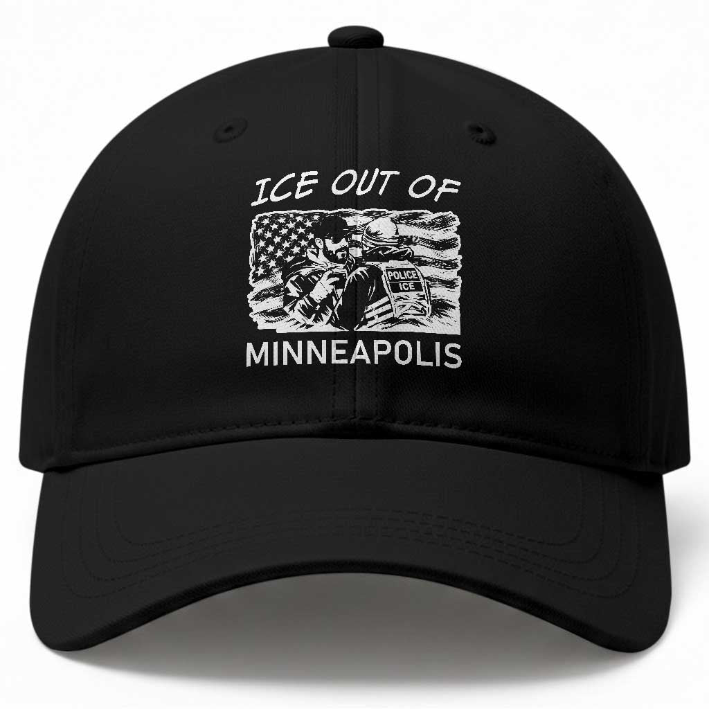 Ice Out Of Minneapolis Baseball Cap Minnesota Protest Support Gift