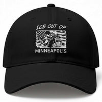 Ice Out Of Minneapolis Baseball Cap Minnesota Protest Support Gift