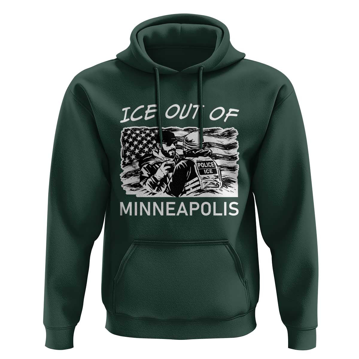 Ice Out Of Minneapolis Hoodie Minnesota Protest Support Gift