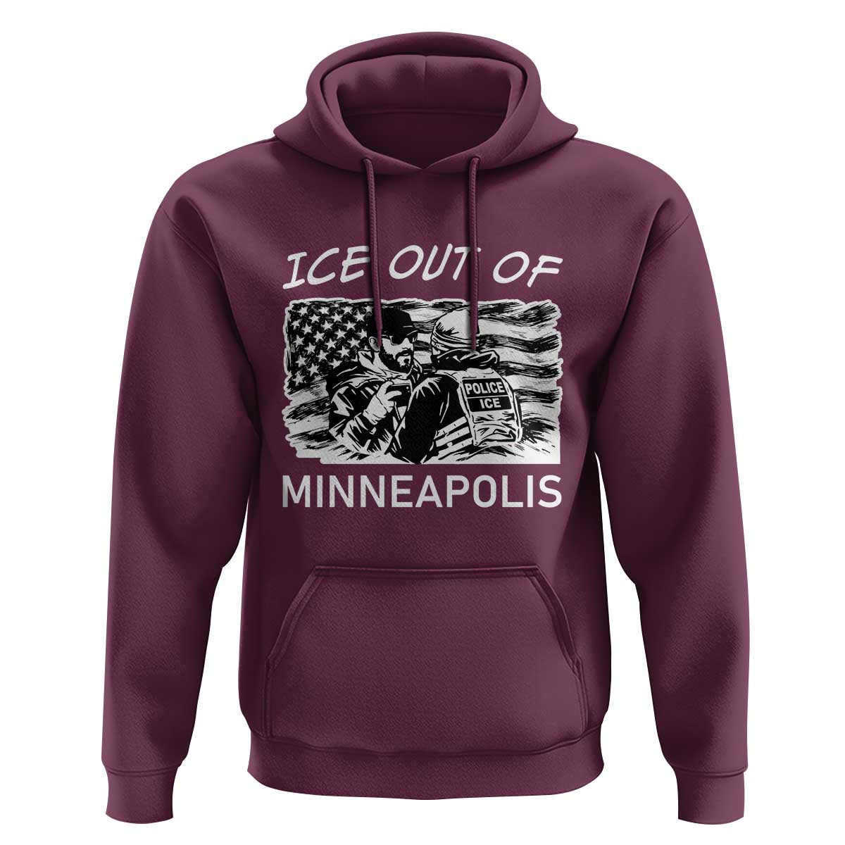 Ice Out Of Minneapolis Hoodie Minnesota Protest Support Gift