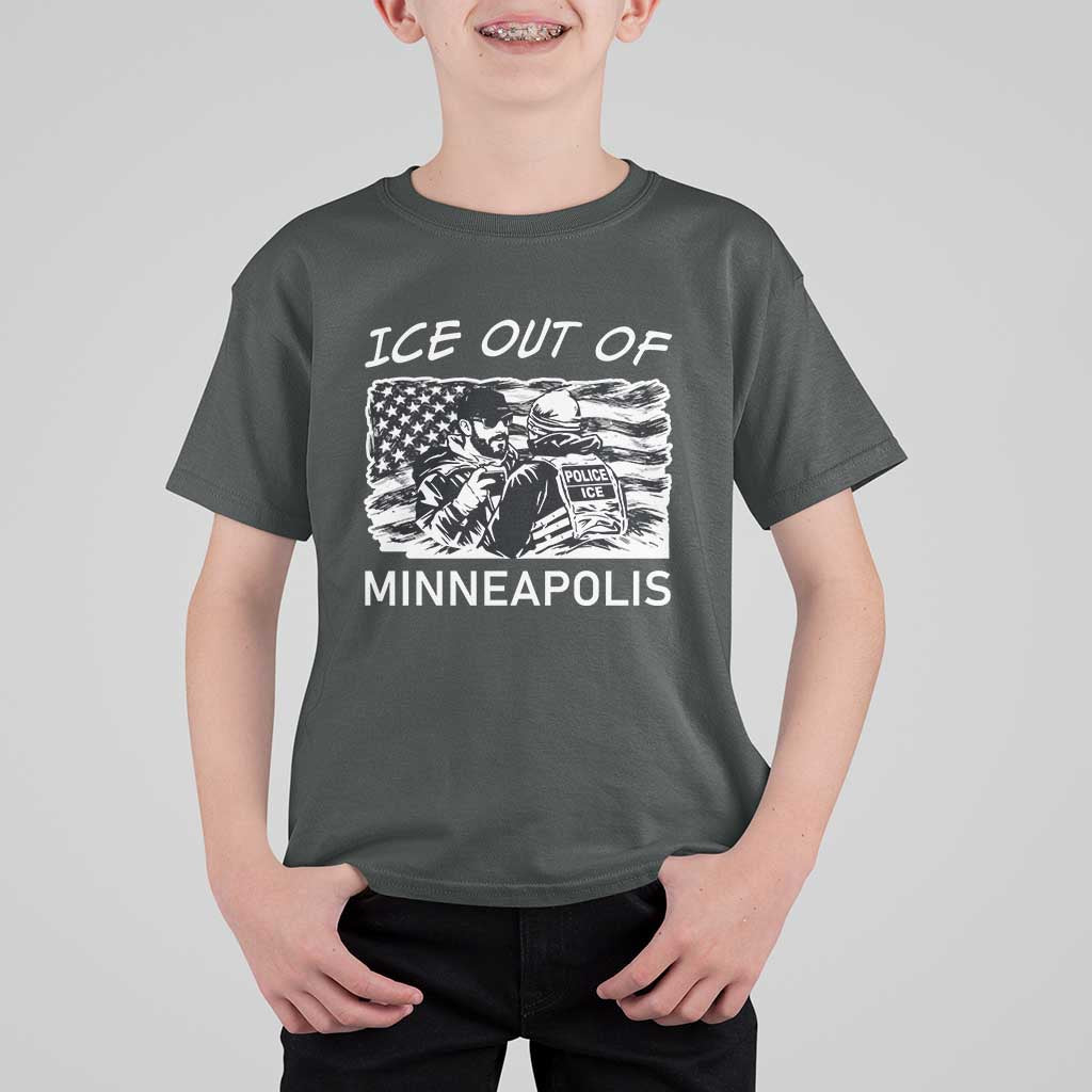 Ice Out Of Minneapolis T Shirt For Kid Minnesota Protest Support Gift