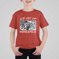 Ice Out Of Minneapolis T Shirt For Kid Minnesota Protest Support Gift