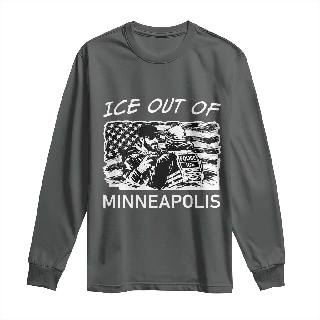 Ice Out Of Minneapolis Long Sleeve Shirt Minnesota Protest Support Gift