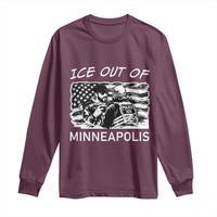 Ice Out Of Minneapolis Long Sleeve Shirt Minnesota Protest Support Gift