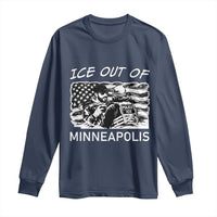 Ice Out Of Minneapolis Long Sleeve Shirt Minnesota Protest Support Gift