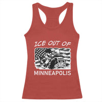 Ice Out Of Minneapolis Racerback Tank Top Minnesota Protest Support Gift