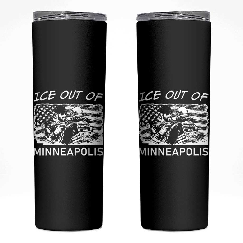 Ice Out Of Minneapolis Skinny Tumbler Minnesota Protest Support Gift