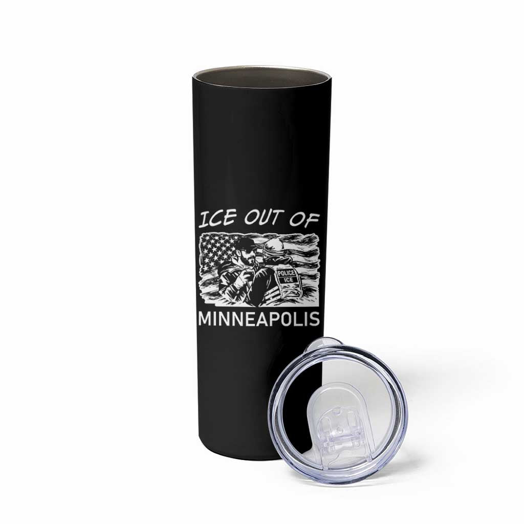 Ice Out Of Minneapolis Skinny Tumbler Minnesota Protest Support Gift