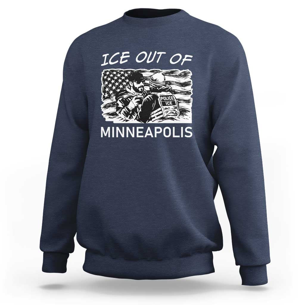 Ice Out Of Minneapolis Sweatshirt Minnesota Protest Support Gift