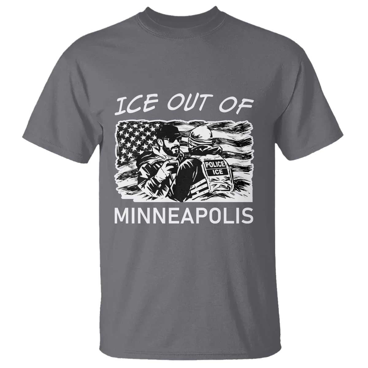 Ice Out Of Minneapolis T Shirt Minnesota Protest Support Gift