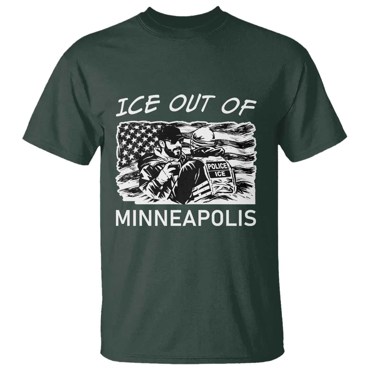 Ice Out Of Minneapolis T Shirt Minnesota Protest Support Gift