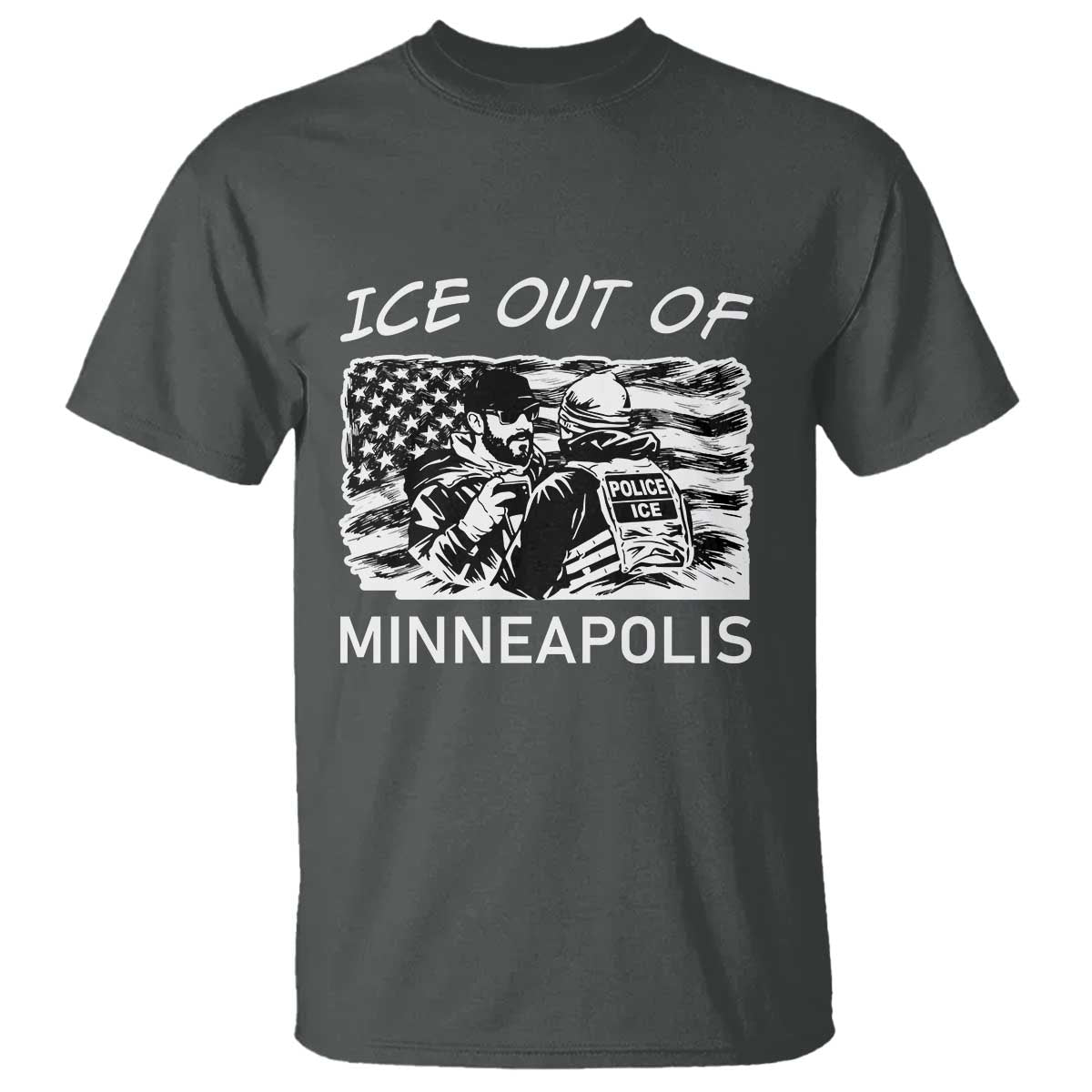Ice Out Of Minneapolis T Shirt Minnesota Protest Support Gift