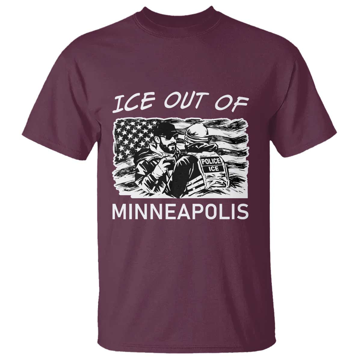 Ice Out Of Minneapolis T Shirt Minnesota Protest Support Gift