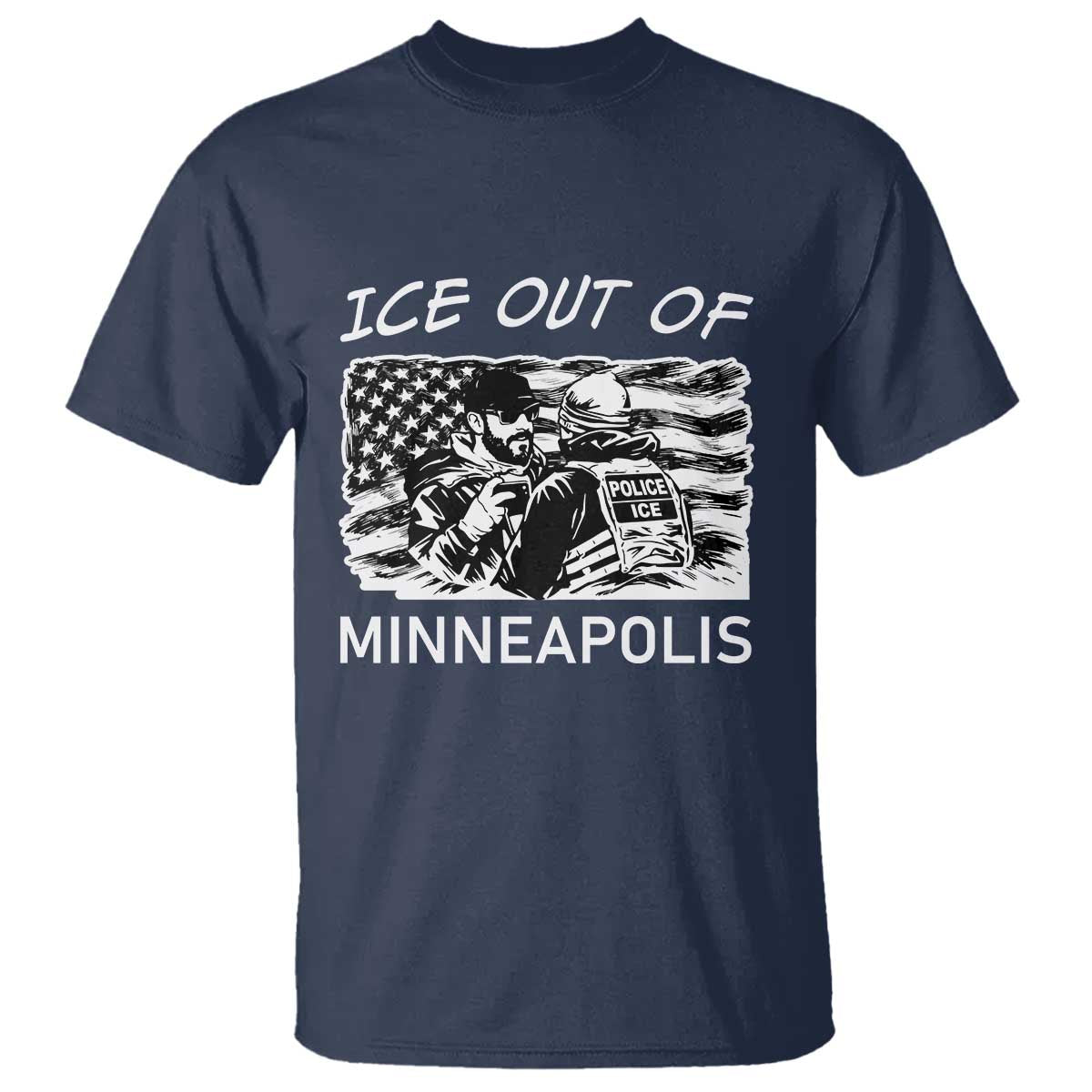 Ice Out Of Minneapolis T Shirt Minnesota Protest Support Gift