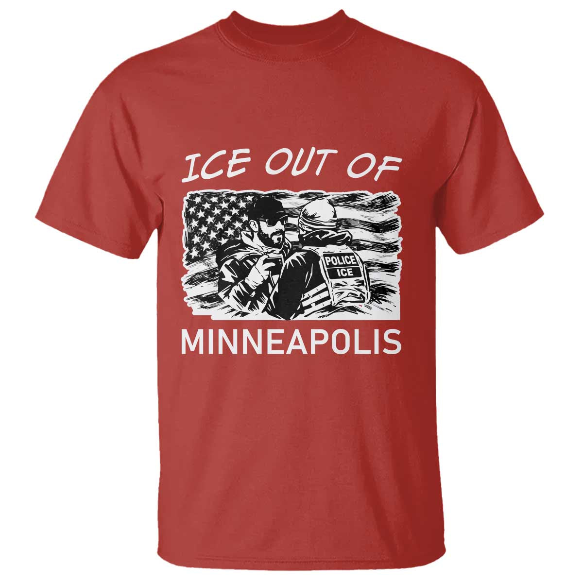 Ice Out Of Minneapolis T Shirt Minnesota Protest Support Gift