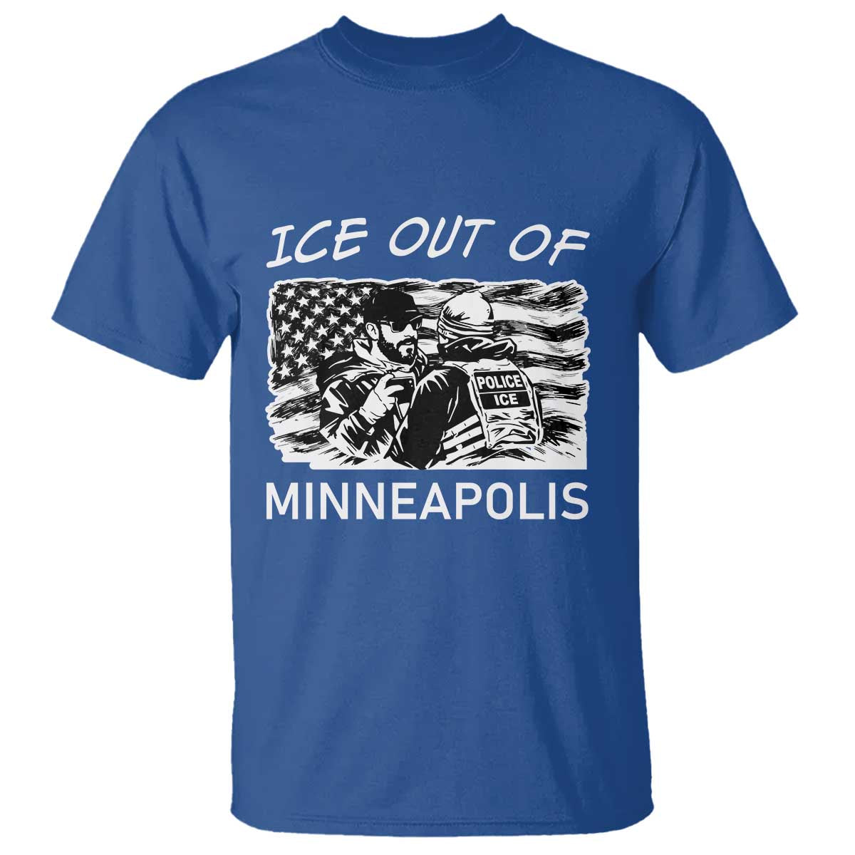 Ice Out Of Minneapolis T Shirt Minnesota Protest Support Gift