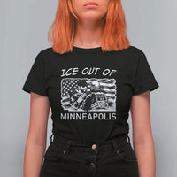 Ice Out Of Minneapolis T Shirt For Women Minnesota Protest Support Gift