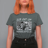 Ice Out Of Minneapolis T Shirt For Women Minnesota Protest Support Gift