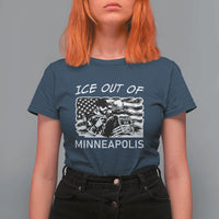 Ice Out Of Minneapolis T Shirt For Women Minnesota Protest Support Gift