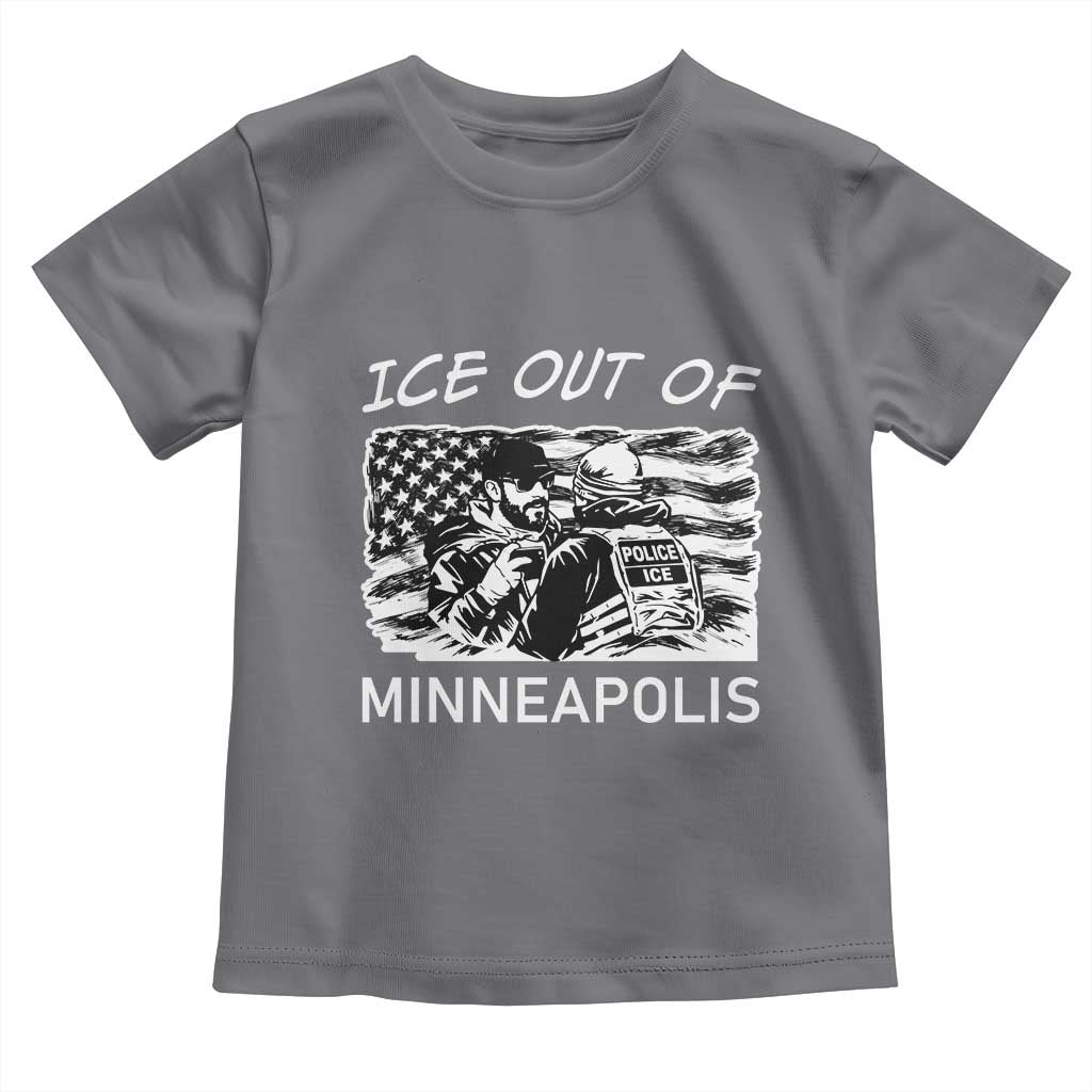 Ice Out Of Minneapolis Toddler T Shirt Minnesota Protest Support Gift