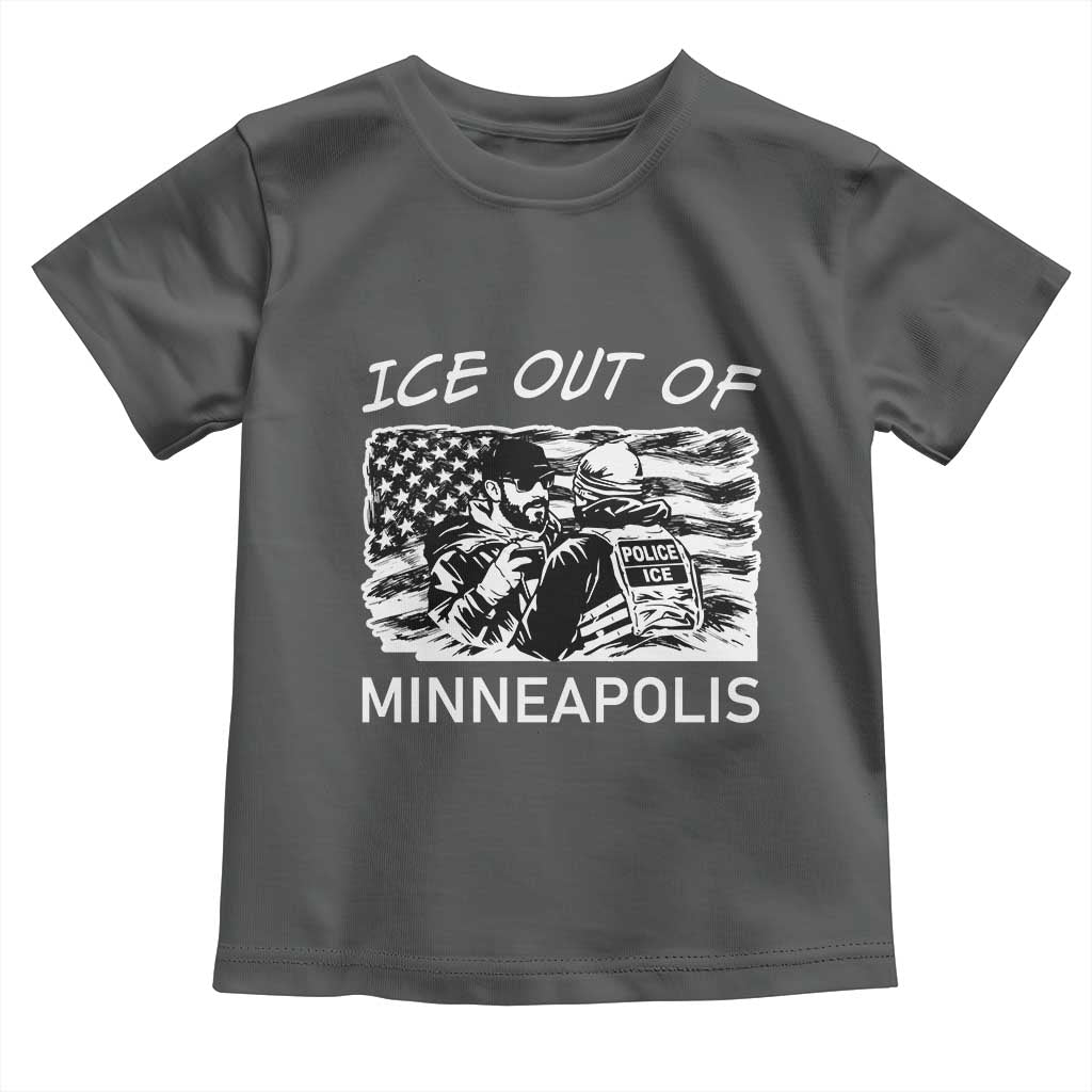 Ice Out Of Minneapolis Toddler T Shirt Minnesota Protest Support Gift