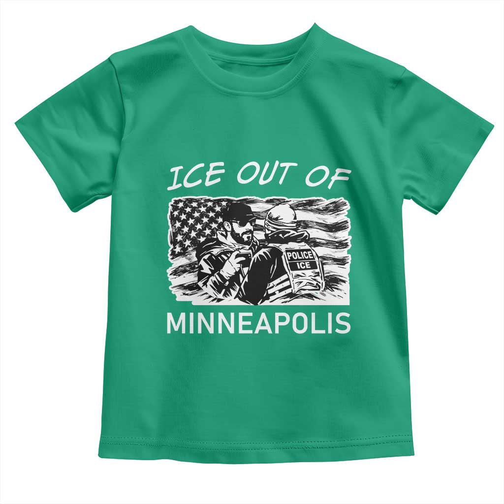 Ice Out Of Minneapolis Toddler T Shirt Minnesota Protest Support Gift