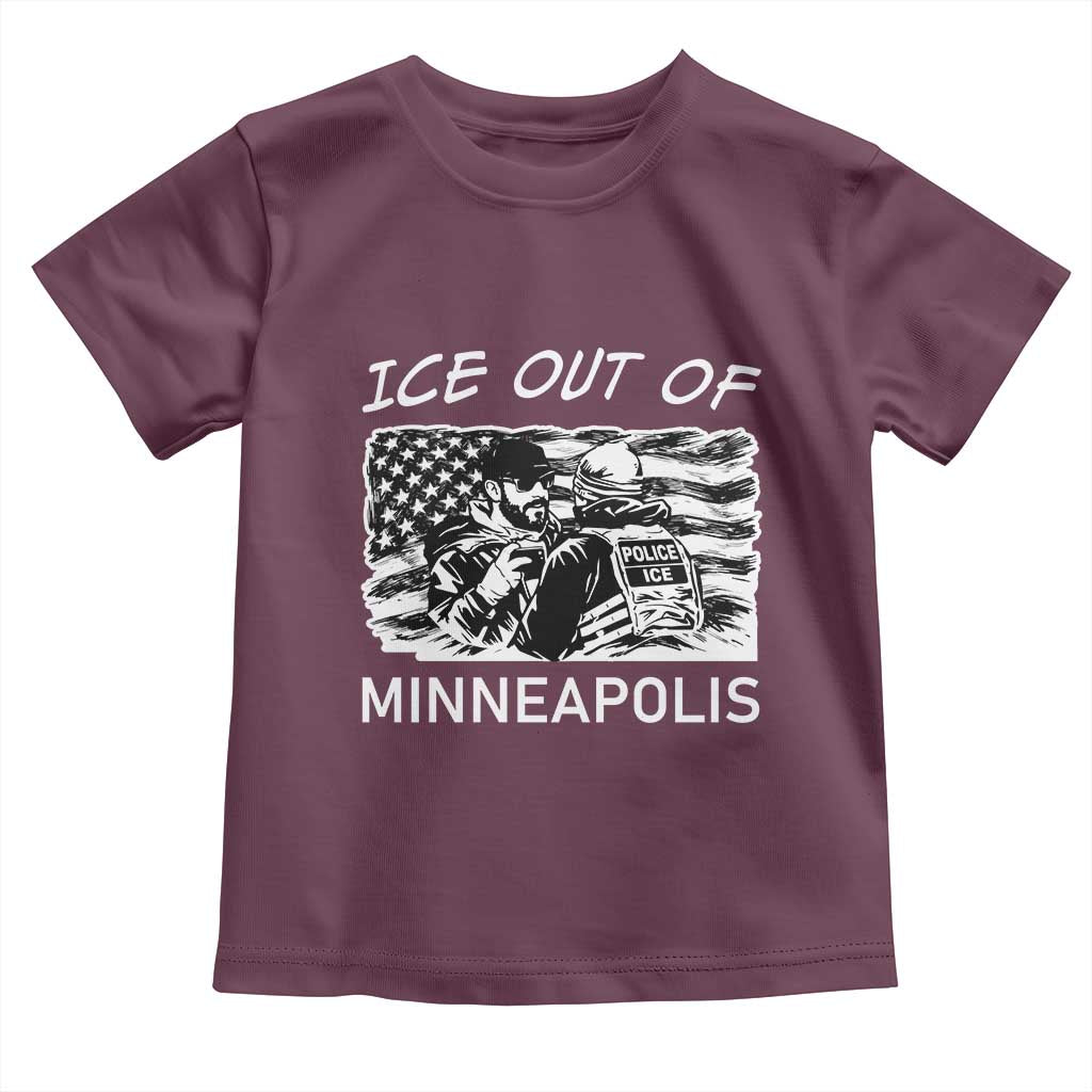 Ice Out Of Minneapolis Toddler T Shirt Minnesota Protest Support Gift