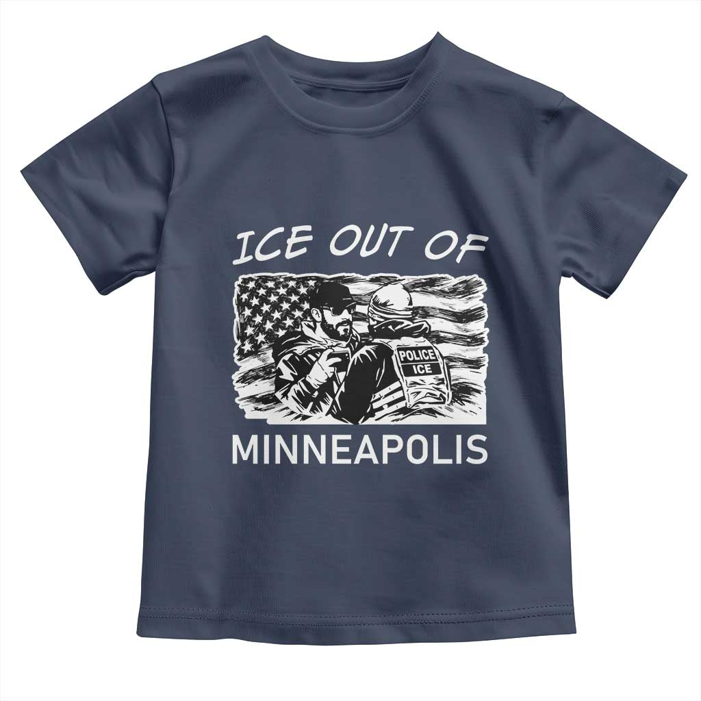 Ice Out Of Minneapolis Toddler T Shirt Minnesota Protest Support Gift