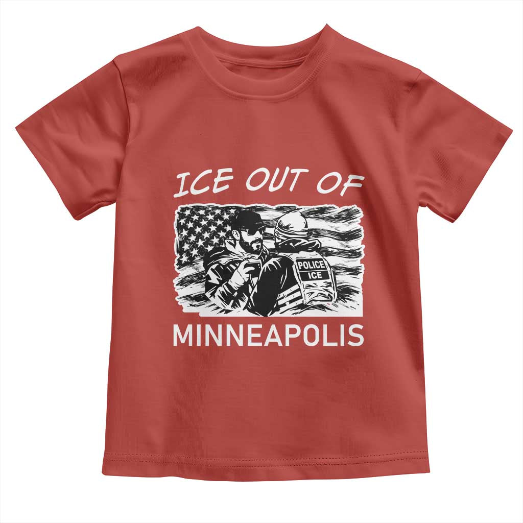 Ice Out Of Minneapolis Toddler T Shirt Minnesota Protest Support Gift
