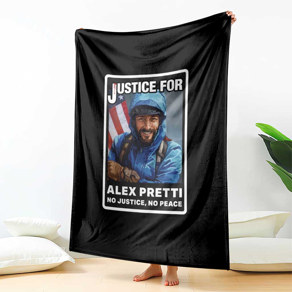 Justice For Alex Pretti Throw Blanket Minneapolis USA Support Gift