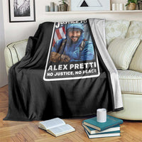 Justice For Alex Pretti Throw Blanket Minneapolis USA Support Gift
