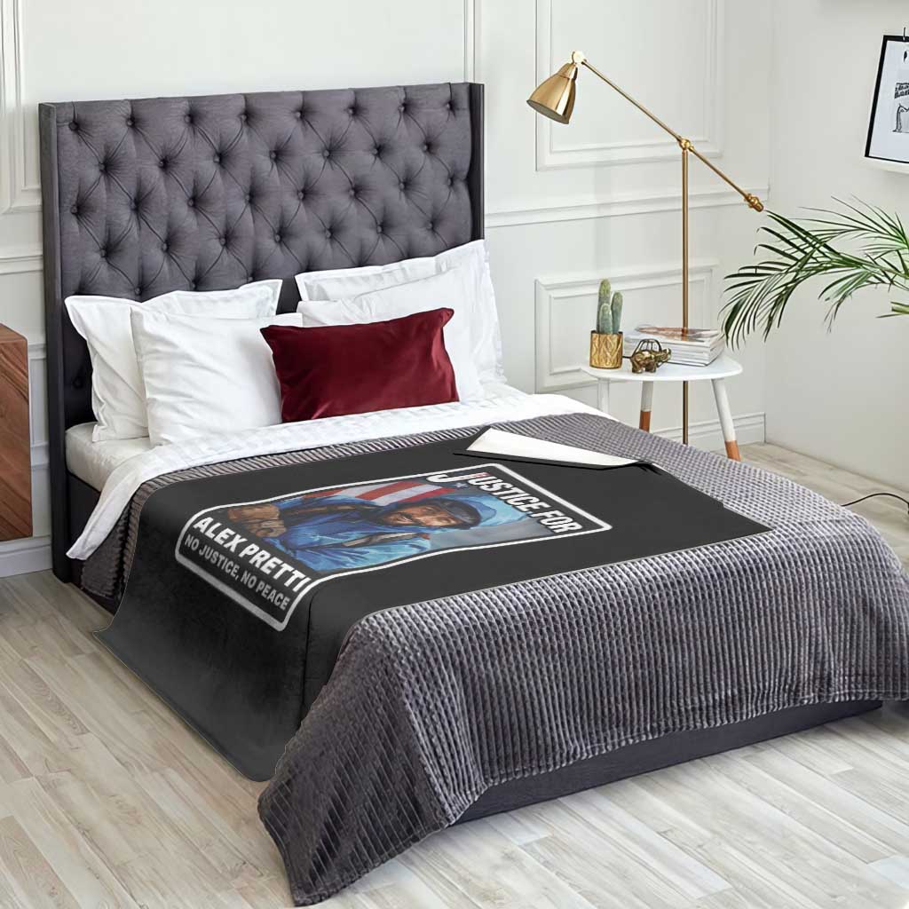 Justice For Alex Pretti Throw Blanket Minneapolis USA Support Gift