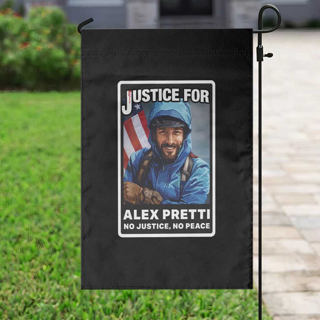 Justice For Alex Pretti Garden Flag Minneapolis USA Support Gift