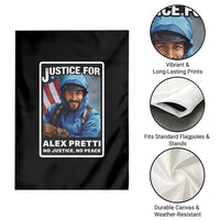 Justice For Alex Pretti Garden Flag Minneapolis USA Support Gift