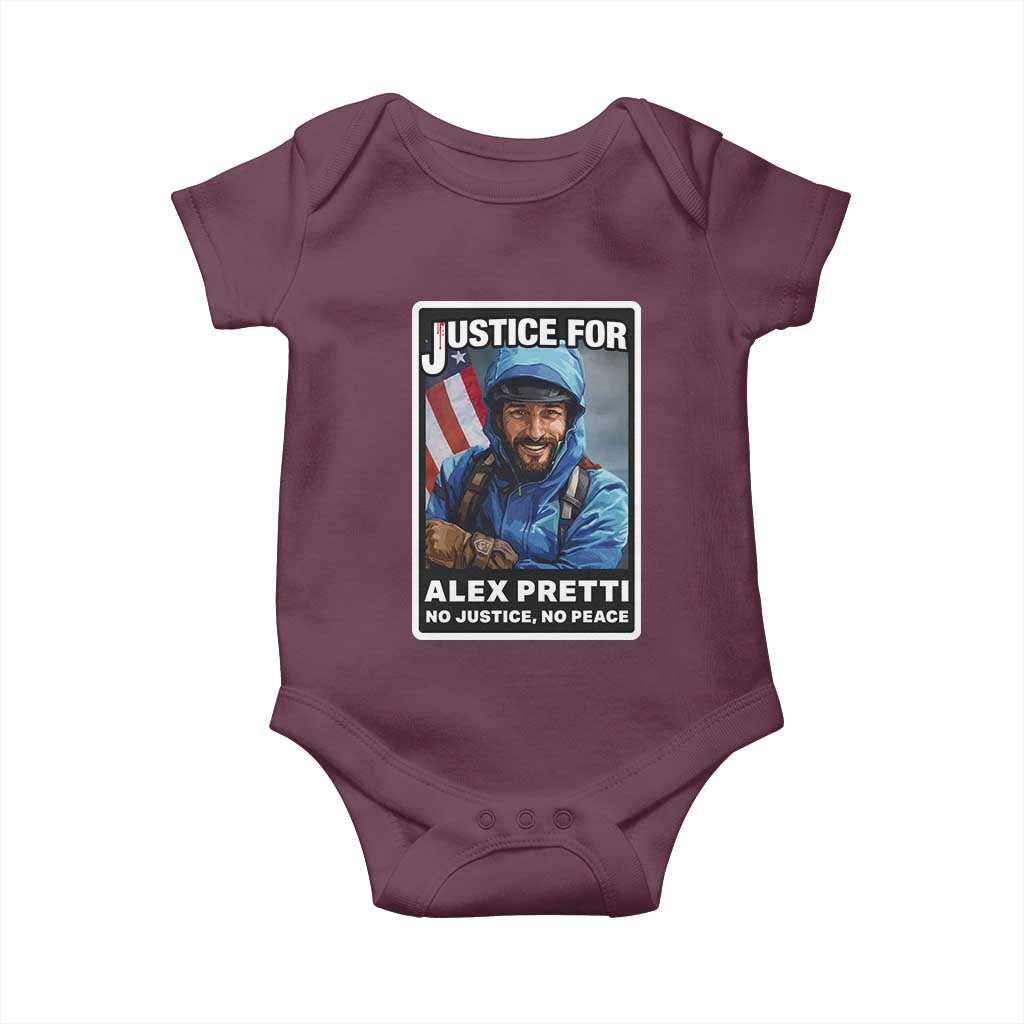 Justice For Alex Pretti Baby Onesie Minneapolis USA Support Gift