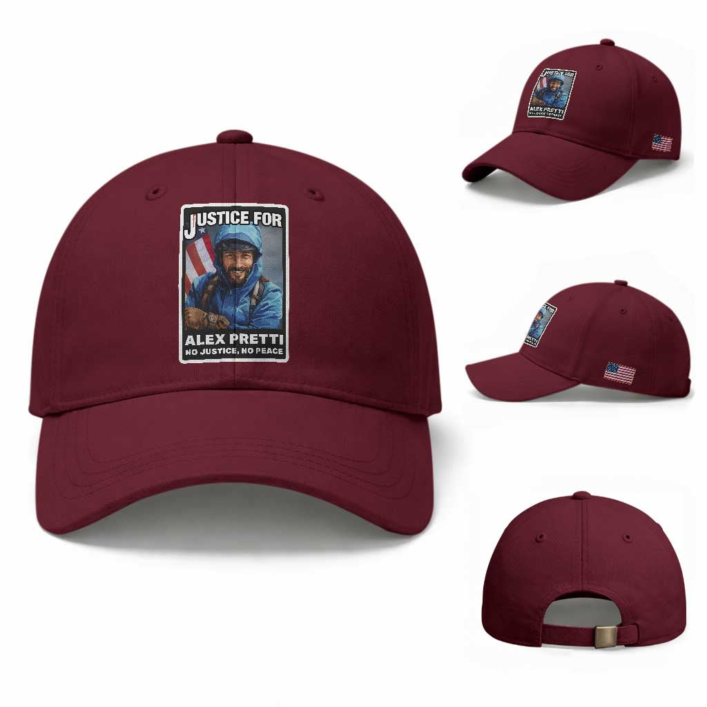 Justice For Alex Pretti Baseball Cap Minneapolis USA Support Gift