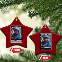 Justice For Alex Pretti Ceramic Ornament Minneapolis USA Support Gift