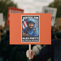 Justice For Alex Pretti Protest Sign Minneapolis USA Support Gift