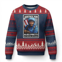 Justice For Alex Pretti Ugly Christmas Sweater Minneapolis USA Support Gift