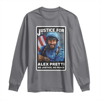 Justice For Alex Pretti Long Sleeve Shirt Minneapolis USA Support Gift