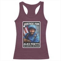 Justice For Alex Pretti Racerback Tank Top Minneapolis USA Support Gift