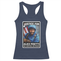 Justice For Alex Pretti Racerback Tank Top Minneapolis USA Support Gift