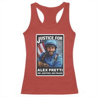 Justice For Alex Pretti Racerback Tank Top Minneapolis USA Support Gift